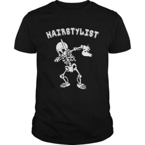 Hairstylist Skeleton Dabbing Shirt